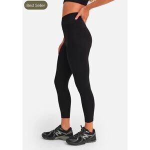 MATE The Label Organic Cotton Midi Stretch Leggings Black M NWT